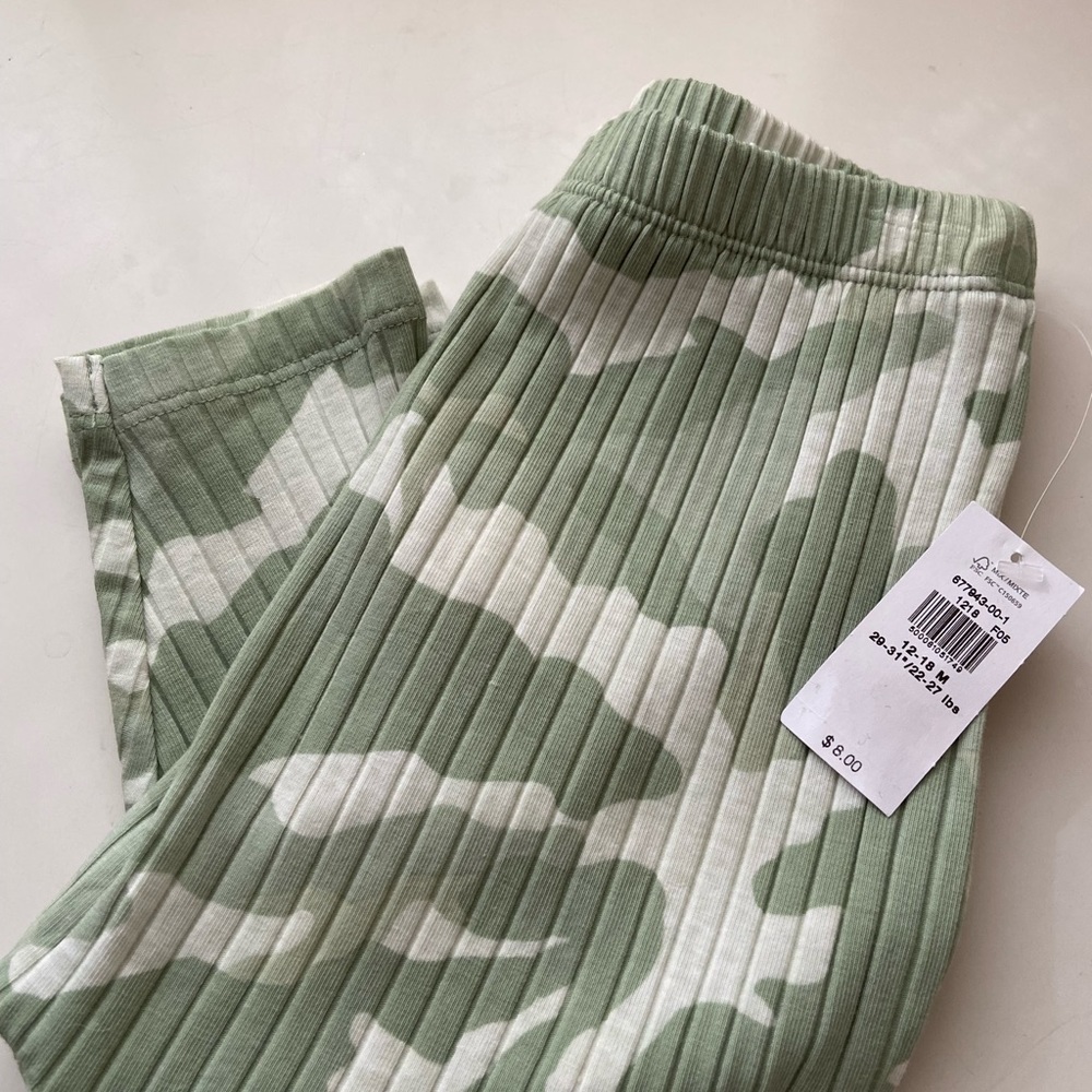 Camo Girl Joggers (New) 12-18 months